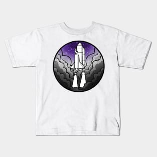 Asexual Pride Rocket Kids T-Shirt